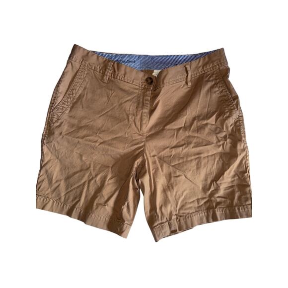 TALBOTS relaxed fit chino shorts size 2 - Picture 1 of 3